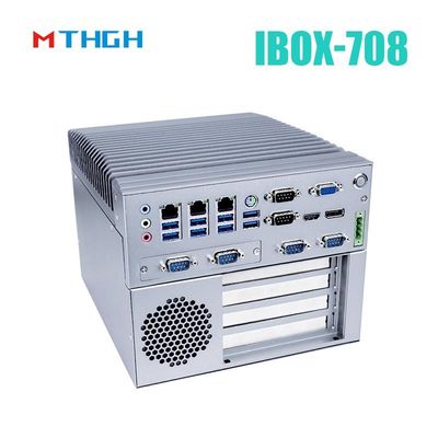 IBOX-708 SSD Intel Core I5 6500T Industrial Mini PC Todo Chassis de Alumínio Temperatura -20°C~60°C