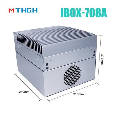 I3 6100T Quad Core Fanless Mini PC Industrial Com 12V DC Power Supply E 64G SSD