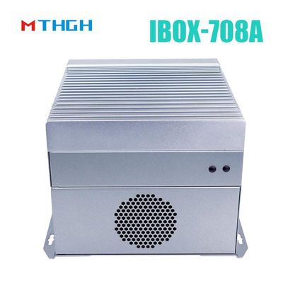 I3 6100T Quad Core Fanless Mini PC Industrial Com 12V DC Power Supply E 64G SSD