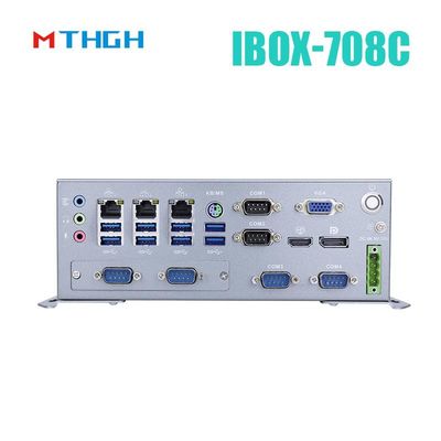 IBOX-708C Mini PC Industrial sem ventilador com 8GB DDR4 Quad Core I7 6700T