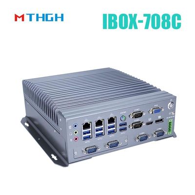 IBOX-708C Mini PC Industrial Suporte HDMI/DP/VGA 6*COM 8*USB3.0