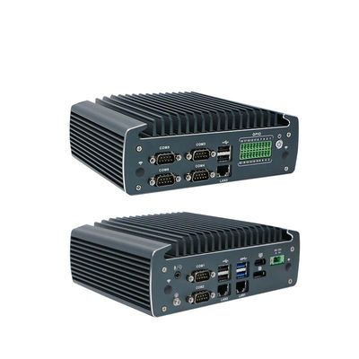 IBOX-1226 J6412 Mini PC industrial sem ventilador com 32GB de RAM e entrada de 12V DC
