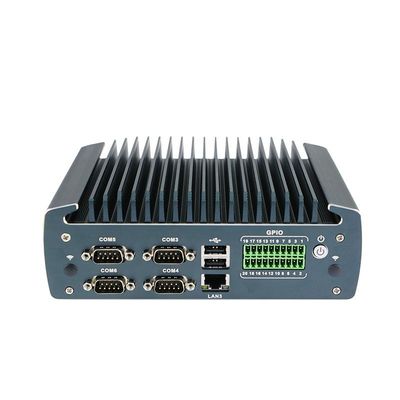 IBOX-1226 J6412 Mini PC industrial sem ventilador com 32GB de RAM e entrada de 12V DC