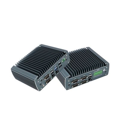 IBOX-1226 J6412 Mini PC industrial sem ventilador com 32GB de RAM e entrada de 12V DC