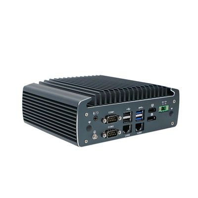 IBOX-1226 J6412 Mini PC industrial sem ventilador com 32GB de RAM e entrada de 12V DC
