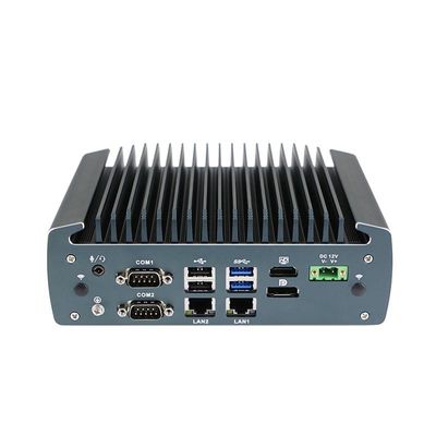 IBOX-1226 J6412 Mini PC industrial sem ventilador com 32GB de RAM e entrada de 12V DC