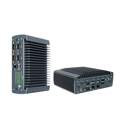 IBOX-1226 J6412 Mini PC industrial sem ventilador com 32GB de RAM e entrada de 12V DC