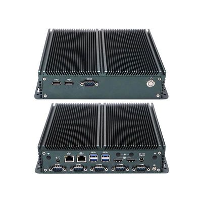 Certificado IBOX-1326 Quad Core N100 Industrial Mini PC com 2*Intel I211 AT LAN