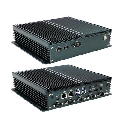Certificado IBOX-1326 Quad Core N100 Industrial Mini PC com 2*Intel I211 AT LAN