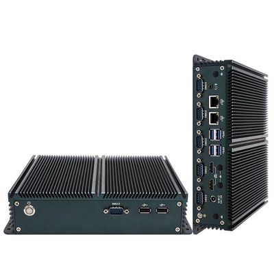 Certificado IBOX-1326 Quad Core N100 Industrial Mini PC com 2*Intel I211 AT LAN