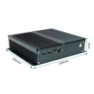 Certificado IBOX-1326 Quad Core N100 Industrial Mini PC com 2*Intel I211 AT LAN