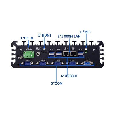 IBOX-3026 Mini PC Industrial sem ventilador 1135G7 Processador com certificação CE FCC ROHS