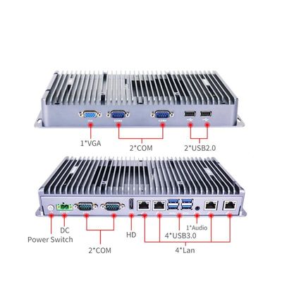 IBOX-3046 Mini PC Industrial sem ventilador 10110U Processador DC 9V-36V Entrada de Alta Tensão