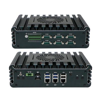 Quad Core IBOX-3126 Mini PC 3*Intel I225-V 2.5G LAN Estação de Trabalho Industrial