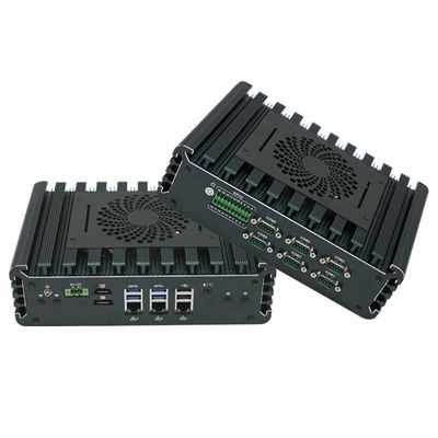 Quad Core IBOX-3126 Mini PC 3*Intel I225-V 2.5G LAN Estação de Trabalho Industrial