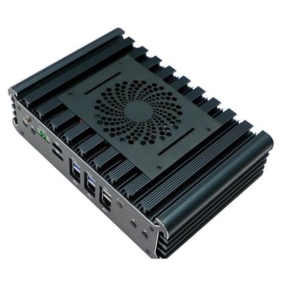 Quad Core IBOX-3126 Mini PC 3*Intel I225-V 2.5G LAN Estação de Trabalho Industrial