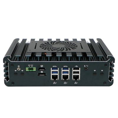 Quad Core IBOX-3126 Mini PC 3*Intel I225-V 2.5G LAN Estação de Trabalho Industrial