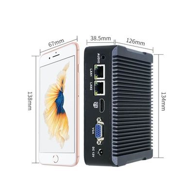 Nano-N3 Plus J1900 4 Core 8G RAM Industrial Mini PC Suporte ao sistema operacional Windows/Linux