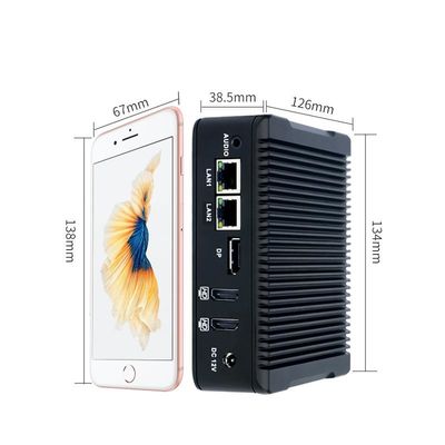 Nano-N5 Plus Industrial Mini PC Quad Core J3710 1XMSATA 2.5 HDD 2XUSB3.0