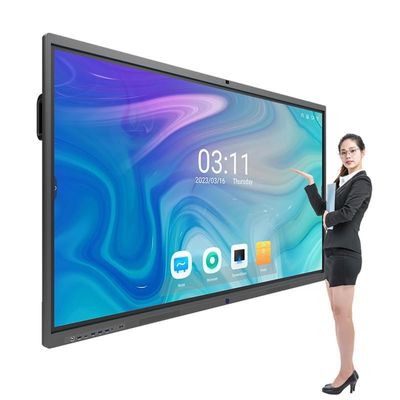 110 polegadas sala de aula de conferências todo-em-um touch screen quadro branco 350cd/m2 brilho