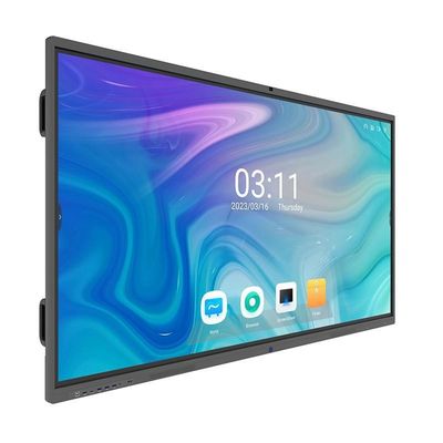 110 polegadas sala de aula de conferências todo-em-um touch screen quadro branco 350cd/m2 brilho