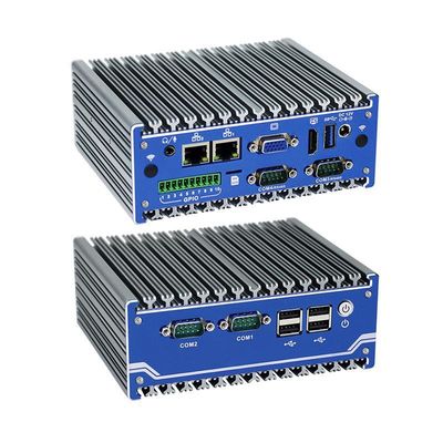 Nano Titânio Cinza Mini PC Industrial N11 DC 12V Entrada 2XIntel I210-AT/I211-AT 1000M