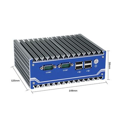 Nano Titânio Cinza Mini PC Industrial N11 DC 12V Entrada 2XIntel I210-AT/I211-AT 1000M