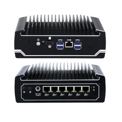 IBOX-501 N18 Mini PC Industrial sem ventilador Quad Core 32 GB Armazenamento com MSATA