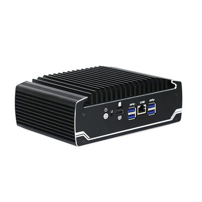 IBOX-501 N18 Mini PC Industrial sem ventilador Quad Core 32 GB Armazenamento com MSATA