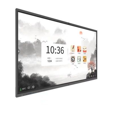 86 polegadas 4K HD Tempo de resposta Tela táctil Tabuleiro interativo para salas de conferência