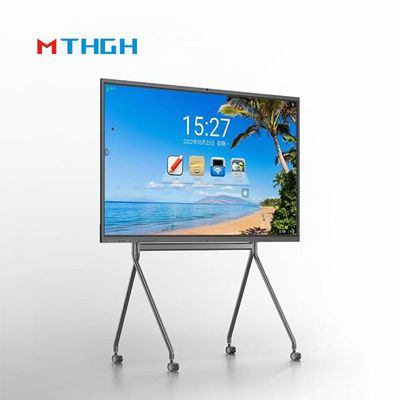 86 polegadas 4K HD Tempo de resposta Tela táctil Tabuleiro interativo para salas de conferência