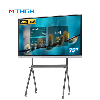 75 polegadas 4K sala de conferências HD interactive whiteboard interactive touch tudo-em-um com USB
