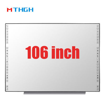 106 polegadas 10 pontos Interativo Tabuleiro Eletrônico Inteligente Digital Tabuleiro Branco Relação 16:10