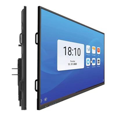 4K 75 polegadas 20 pontos de infravermelho touch interactive tabuleiro branco para ensino em sala de aula escolar