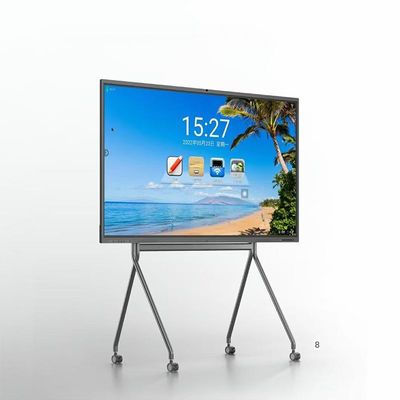 4K 65 polegadas 16:9 Tabuleiro LCD Interativo Infravermelho / Toque Capacitivo para Educação Inteligente