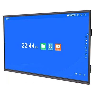 4K 65 polegadas 16:9 Tabuleiro LCD Interativo Infravermelho / Toque Capacitivo para Educação Inteligente