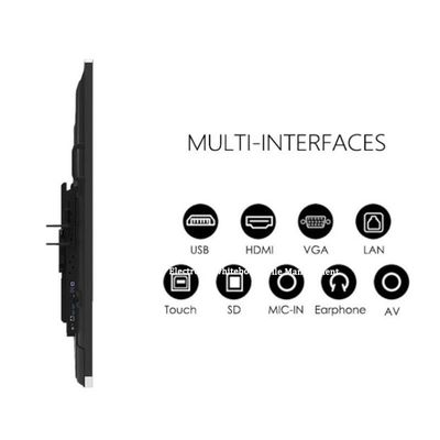 86 polegadas 20 pontos Digital Smart Interativo Whiteboard Tablet infravermelho Android 11.0