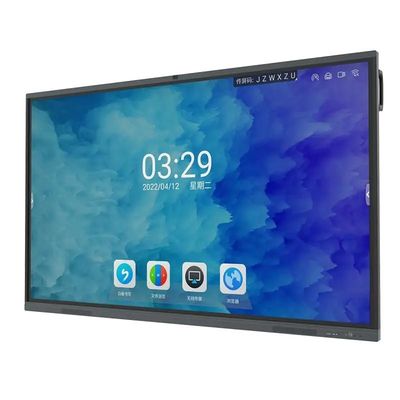 Intel I3 OPS PC Painel de apresentação de tela sensível ao toque, Tabuleiro Interativo da Sala de Aula da Escola