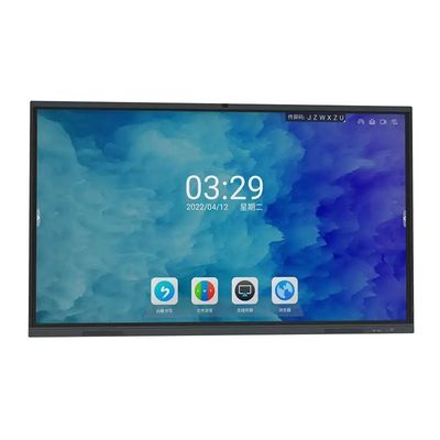 Intel I3 OPS PC Painel de apresentação de tela sensível ao toque, Tabuleiro Interativo da Sala de Aula da Escola