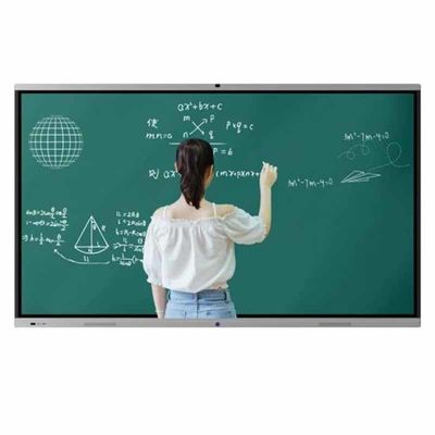Intel I3 OPS PC Painel de apresentação de tela sensível ao toque, Tabuleiro Interativo da Sala de Aula da Escola