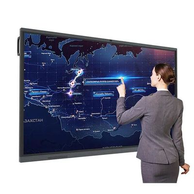 Tabuleiro Interativo de Educação Inteligente 350cd/m2 IR brilhante / Toque Capacitivo