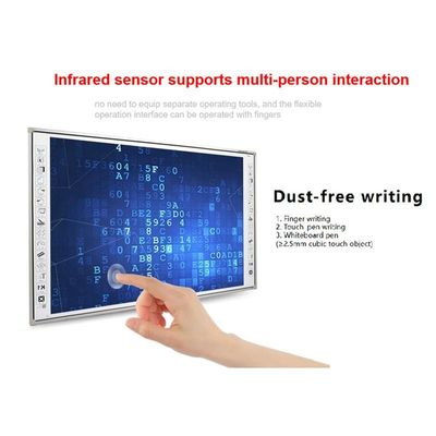 86 polegadas 20 pontos Infravermelho touch screen eletrônico interativo Whiteboard Smart Digital Board para a escola