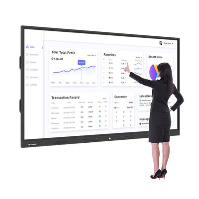 Painel de apresentação de tela IR / capacitiva com 400cd/M2 de brilho