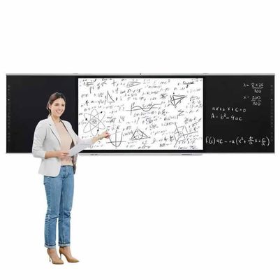 Quadro Digital Inteligente de 75 polegadas Quadro Preto Inteligente com Painel de Escrita Flat 4K