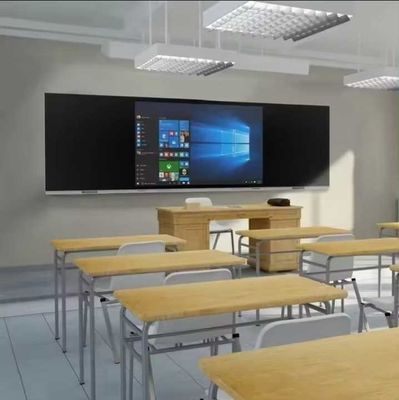 Tabela Digital Inteligente Com Alta Relação de Contraste 5000 1, 86 polegadas 4K Painel de Escrita Flat Smart Blackboard
