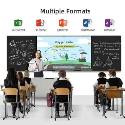4GB de RAM Smart Digital Blackboard com Display de 75 polegadas e portas HDMI