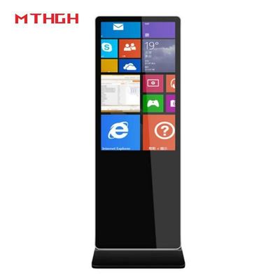 Display de cartaz digital HD de 43 polegadas 8GB/16GB Para fornecedores OEM