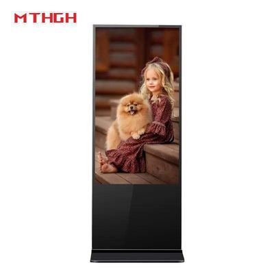 Display de cartaz digital HD de 43 polegadas 8GB/16GB Para fornecedores OEM