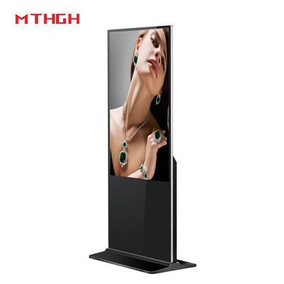 Display digital em pé de 49 polegadas Conectividade Wi-Fi/Bluetooth/USB para monitores