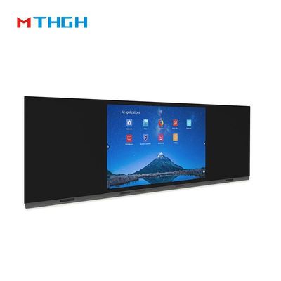 65 polegadas 4K Painel de escrita plano Tabuleiro eletrônico inteligente para tabuleiro inteligente Tamanho comprimento ≥4450mm